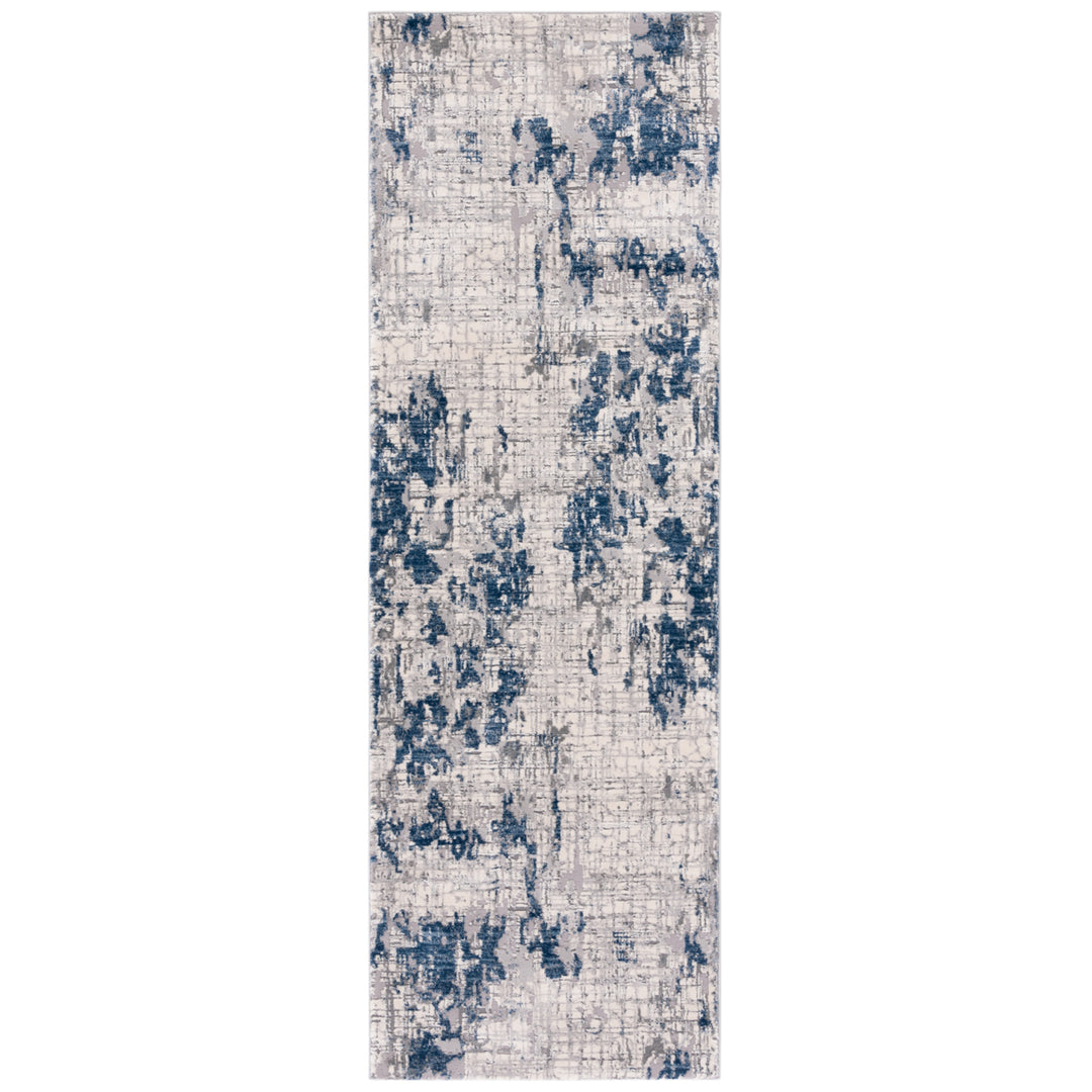 SAFAVIEH Meadow Collection MDW178A Ivory Grey / Blue Rug Image 5