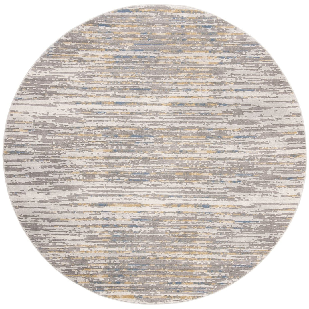 SAFAVIEH Meadow Collection MDW179D Grey / Gold Rug Image 4