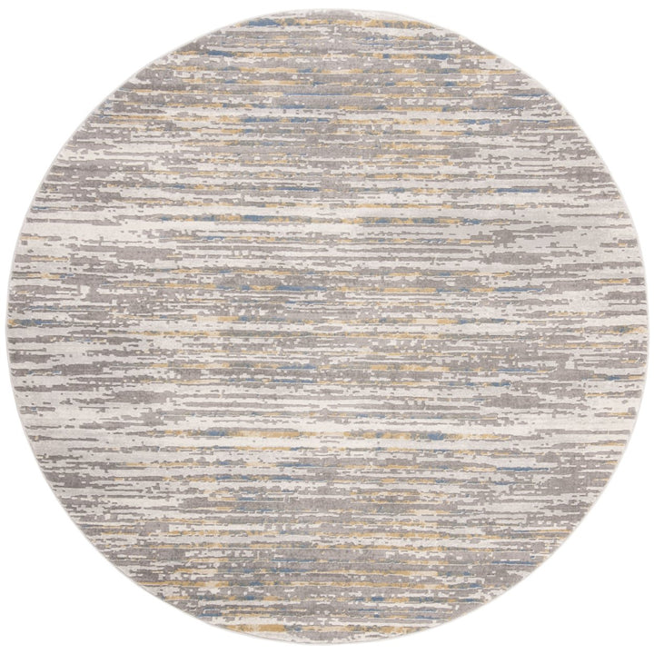 SAFAVIEH Meadow Collection MDW179D Grey / Gold Rug Image 4