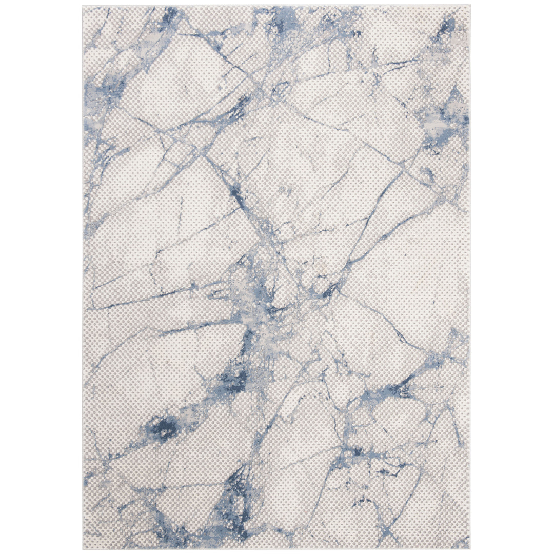 SAFAVIEH Meadow Collection MDW180N Navy / Ivory Rug Image 1