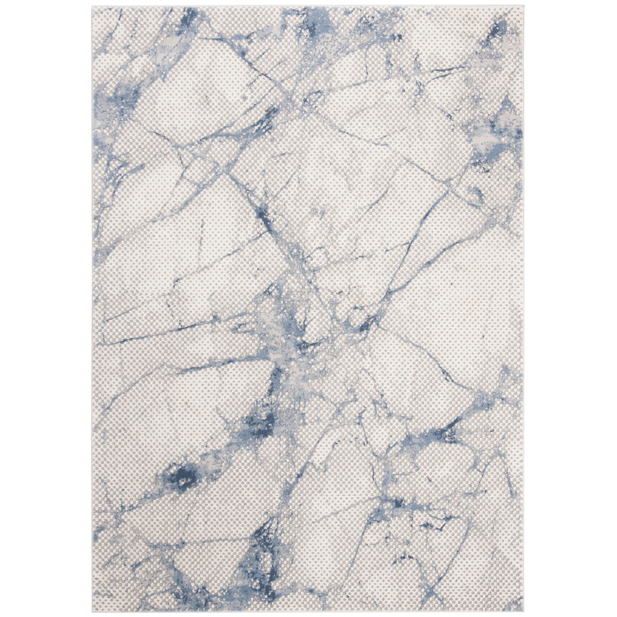 SAFAVIEH Meadow Collection MDW180N Navy / Ivory Rug Image 1