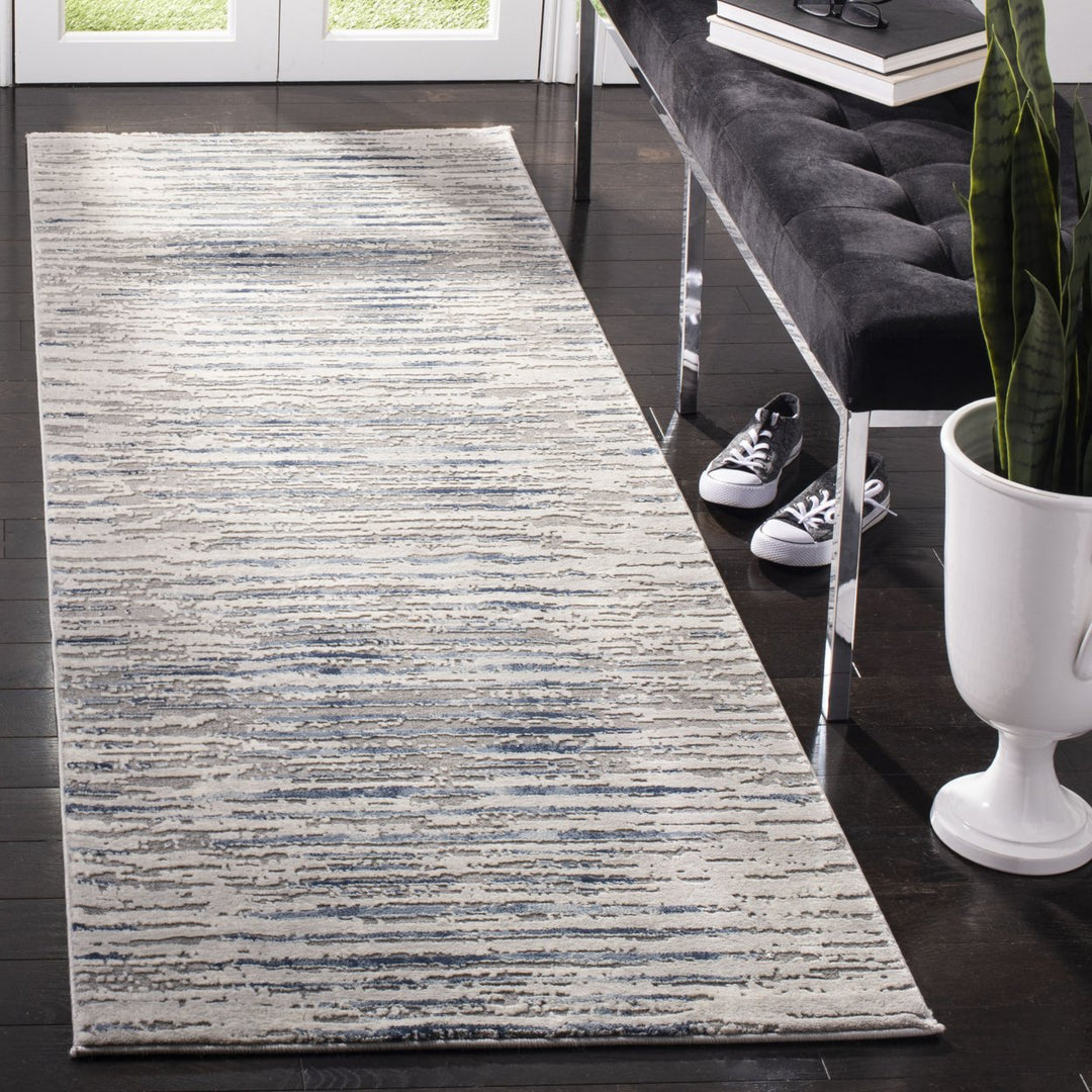 SAFAVIEH Meadow Collection MDW179F Grey / Light Grey Rug Image 3