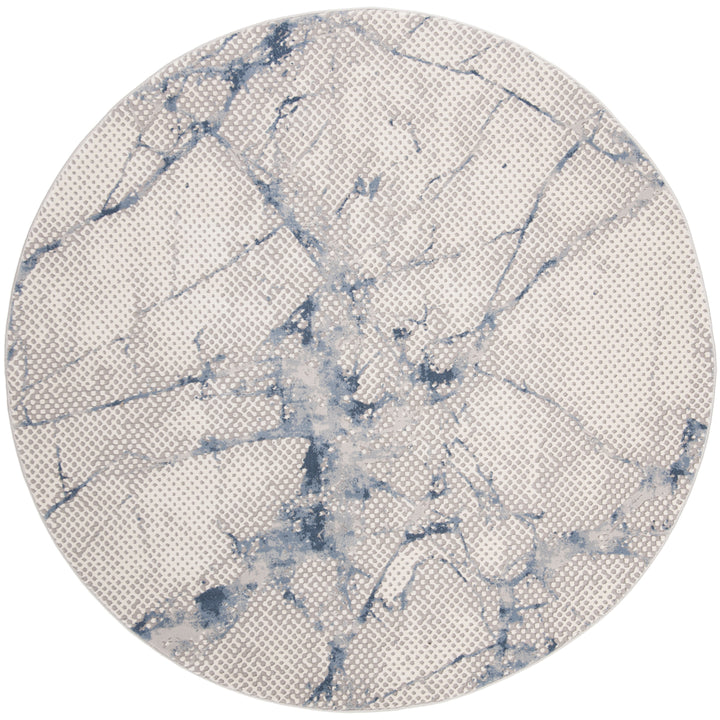 SAFAVIEH Meadow Collection MDW180N Navy / Ivory Rug Image 4