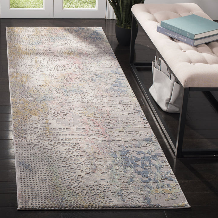 SAFAVIEH Meadow Collection MDW181F Grey / Gold Rug Image 3