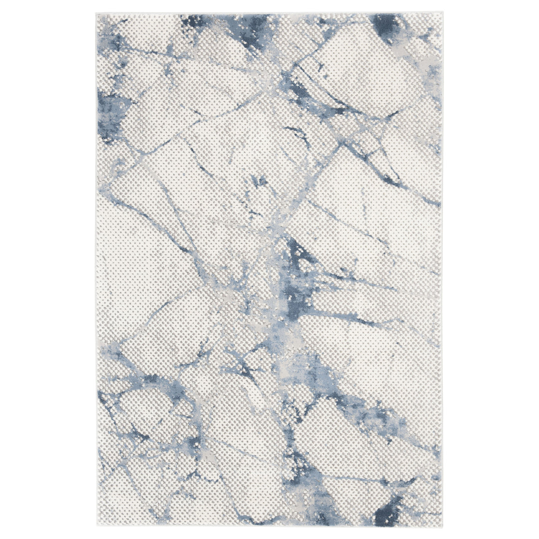 SAFAVIEH Meadow Collection MDW180N Navy / Ivory Rug Image 1