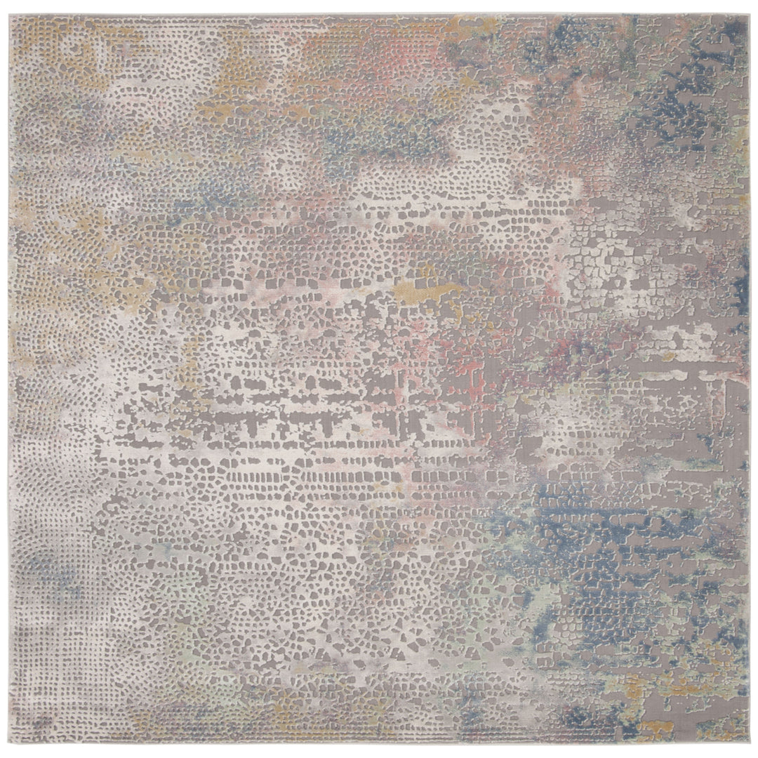 SAFAVIEH Meadow Collection MDW181F Grey / Gold Rug Image 6