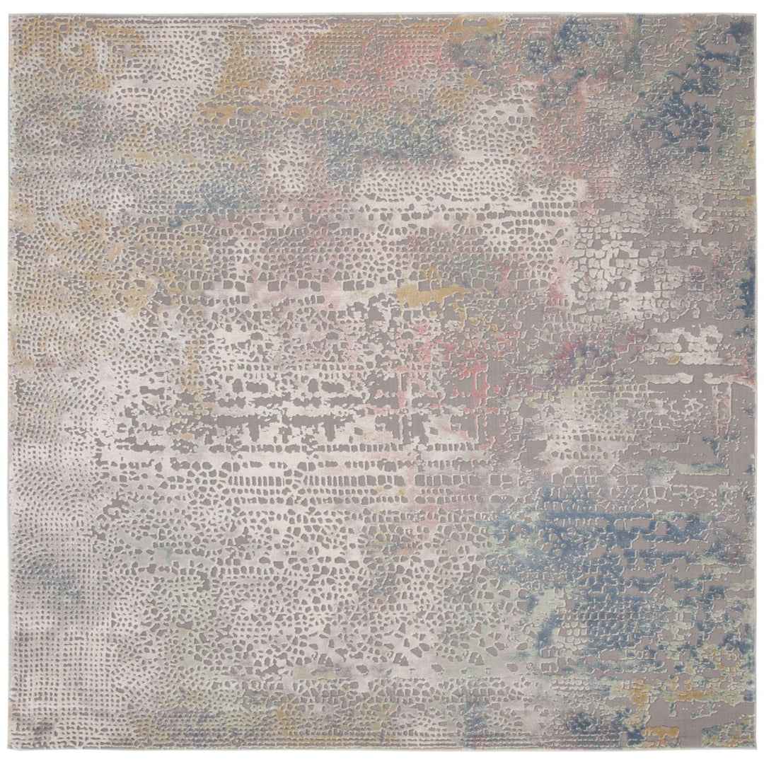 SAFAVIEH Meadow Collection MDW181F Grey / Gold Rug Image 1