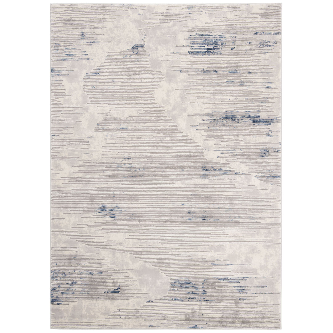 SAFAVIEH Meadow Collection MDW183F Grey / Ivory Rug Image 1