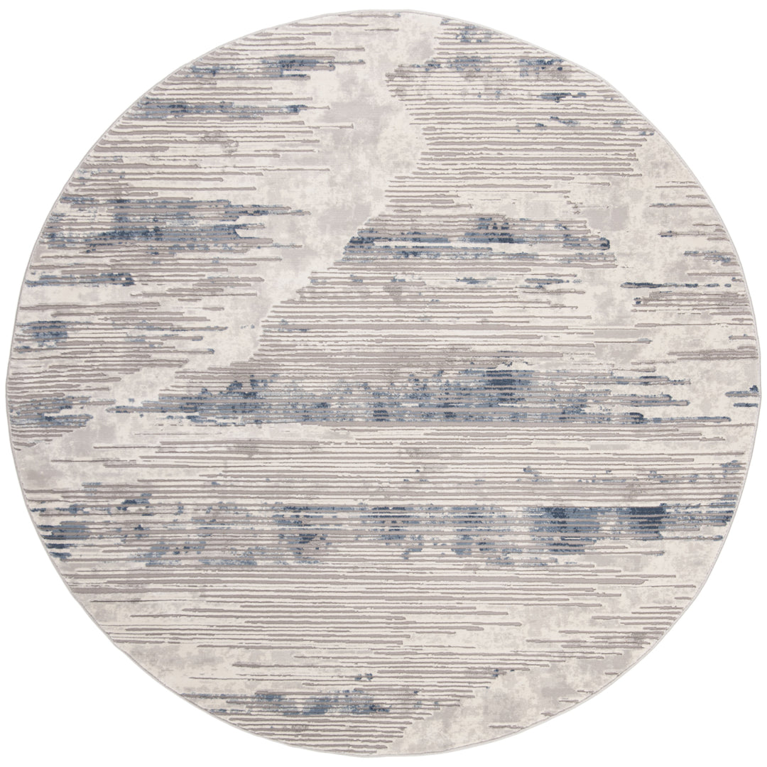 SAFAVIEH Meadow Collection MDW183F Grey / Ivory Rug Image 3