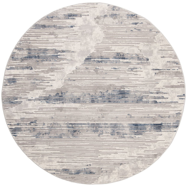 SAFAVIEH Meadow Collection MDW183F Grey / Ivory Rug Image 1