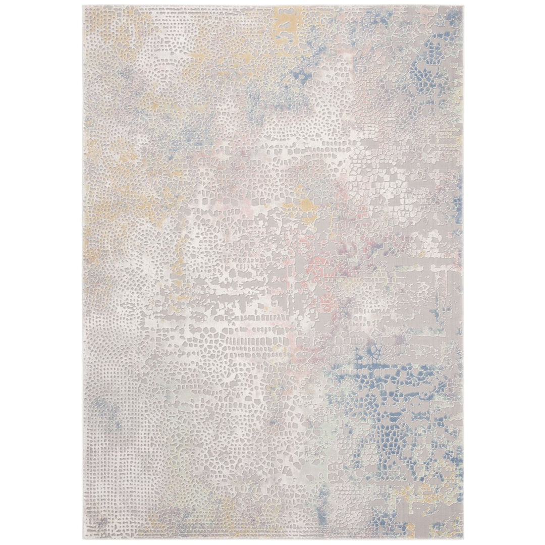 SAFAVIEH Meadow Collection MDW181F Grey / Gold Rug Image 1