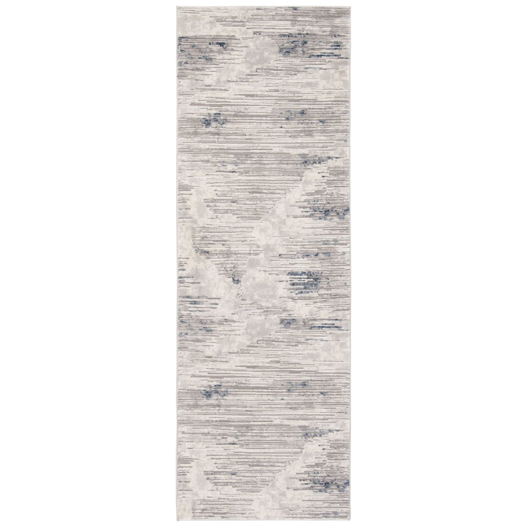 SAFAVIEH Meadow Collection MDW183F Grey / Ivory Rug Image 1