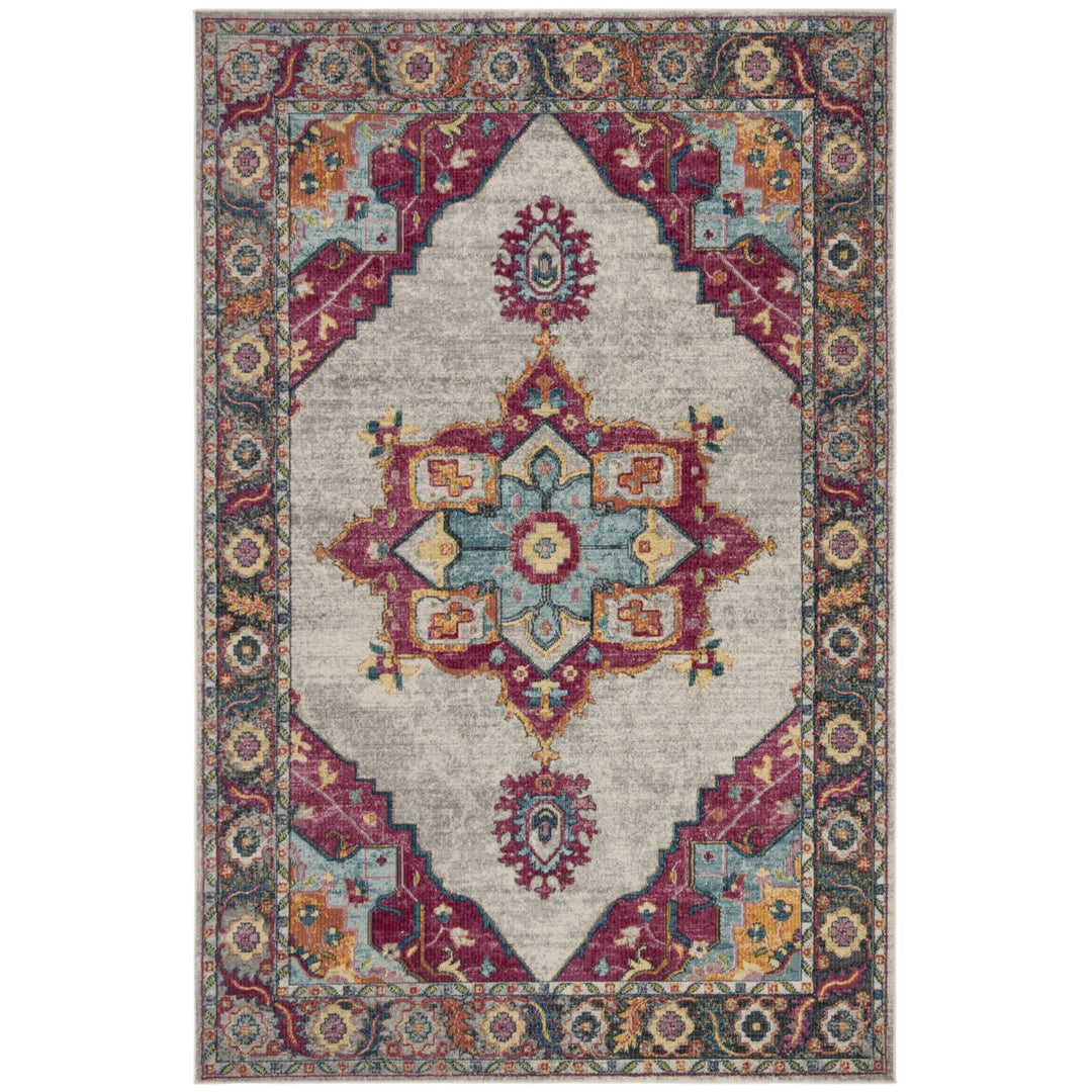 SAFAVIEH Merlot Collection MER108A Cream / Multi Rug Image 6