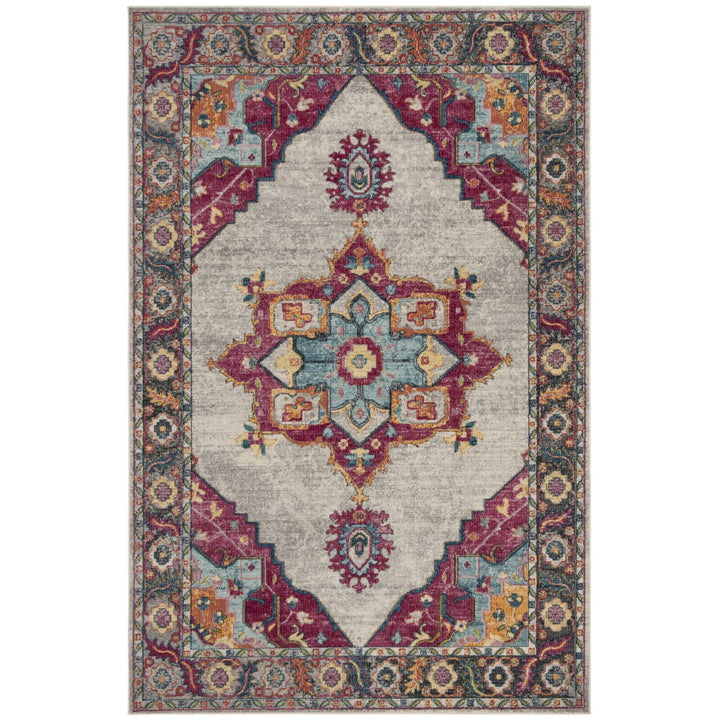 SAFAVIEH Merlot Collection MER108A Cream / Multi Rug Image 6