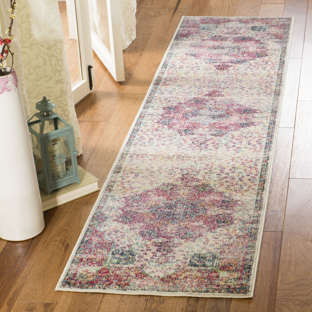 SAFAVIEH Merlot Collection MER121A Cream / Multi Rug Image 11