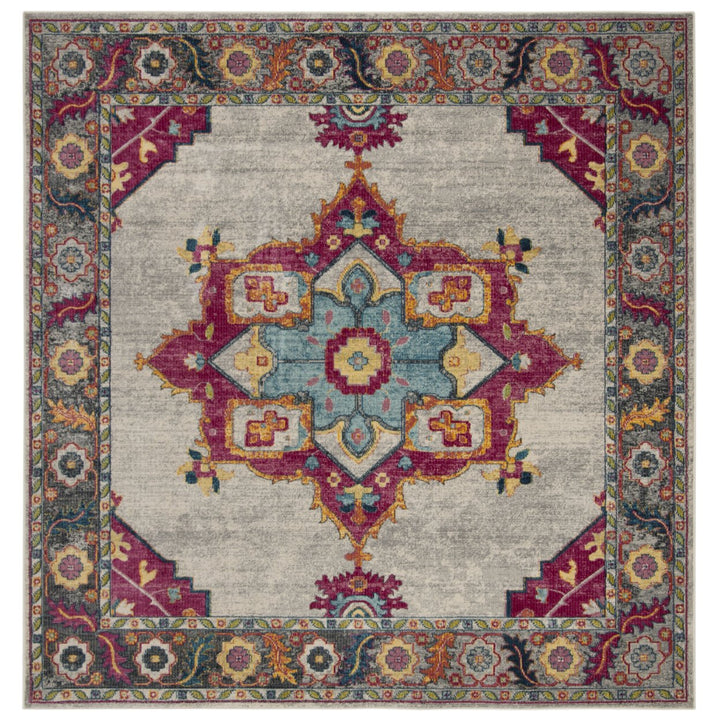 SAFAVIEH Merlot Collection MER108A Cream / Multi Rug Image 8