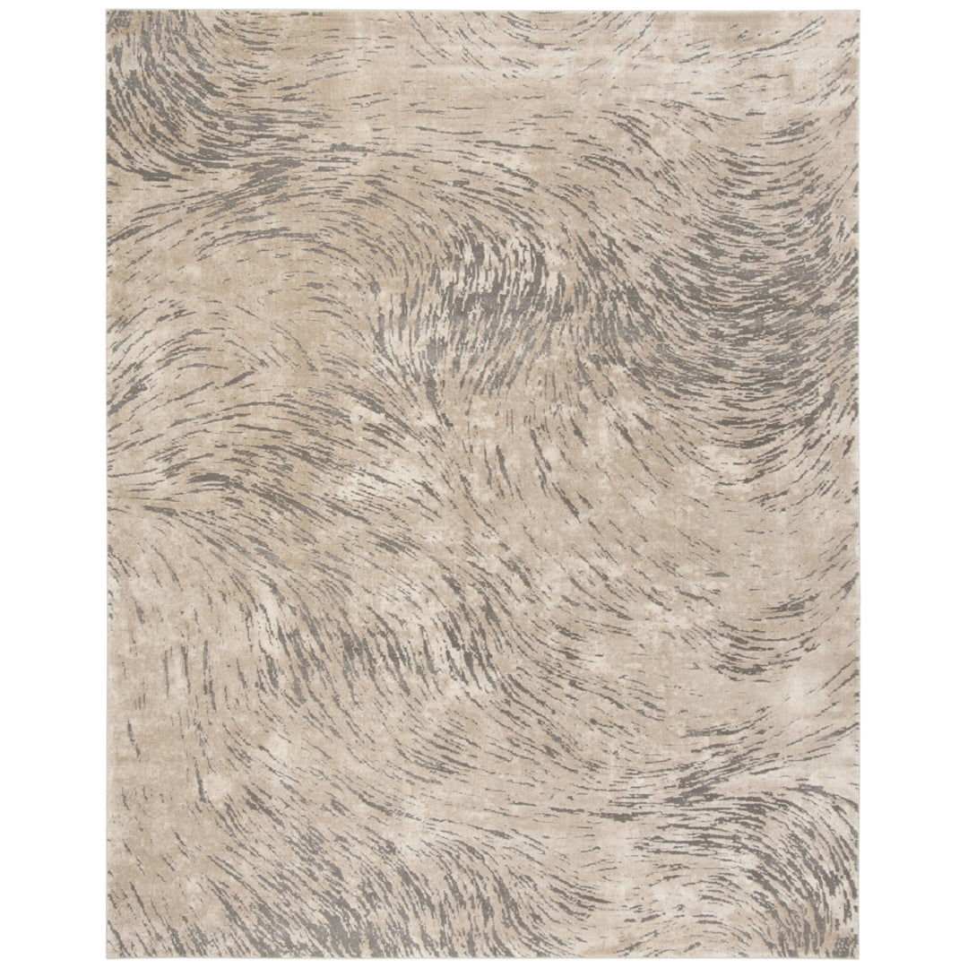 SAFAVIEH Meadow Collection MDW323A Ivory / Grey Rug Image 1