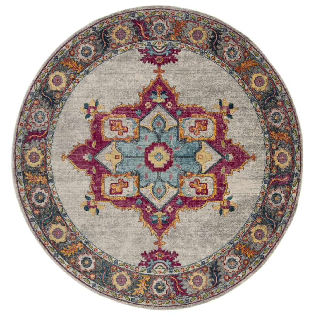 SAFAVIEH Merlot Collection MER108A Cream / Multi Rug Image 11