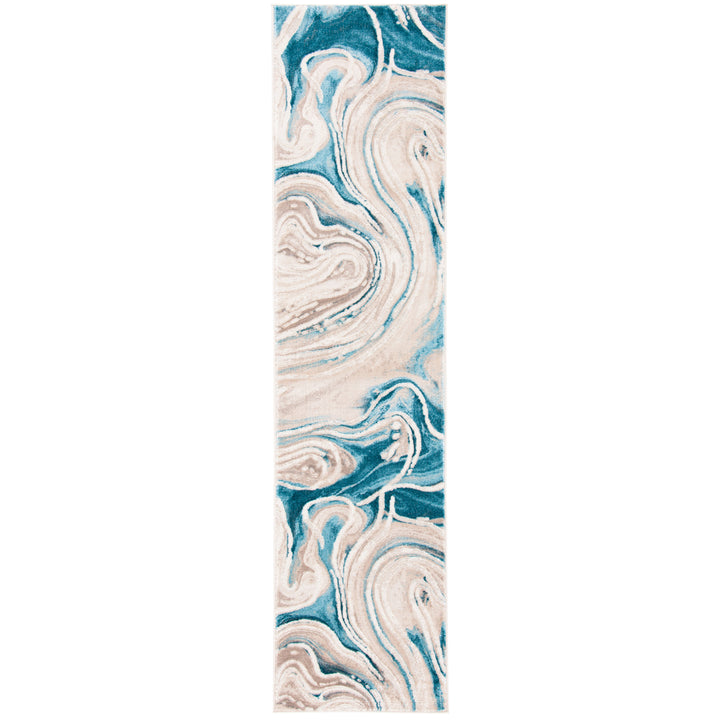 SAFAVIEH MDW553B Meadow 500 Beige / Blue Image 2