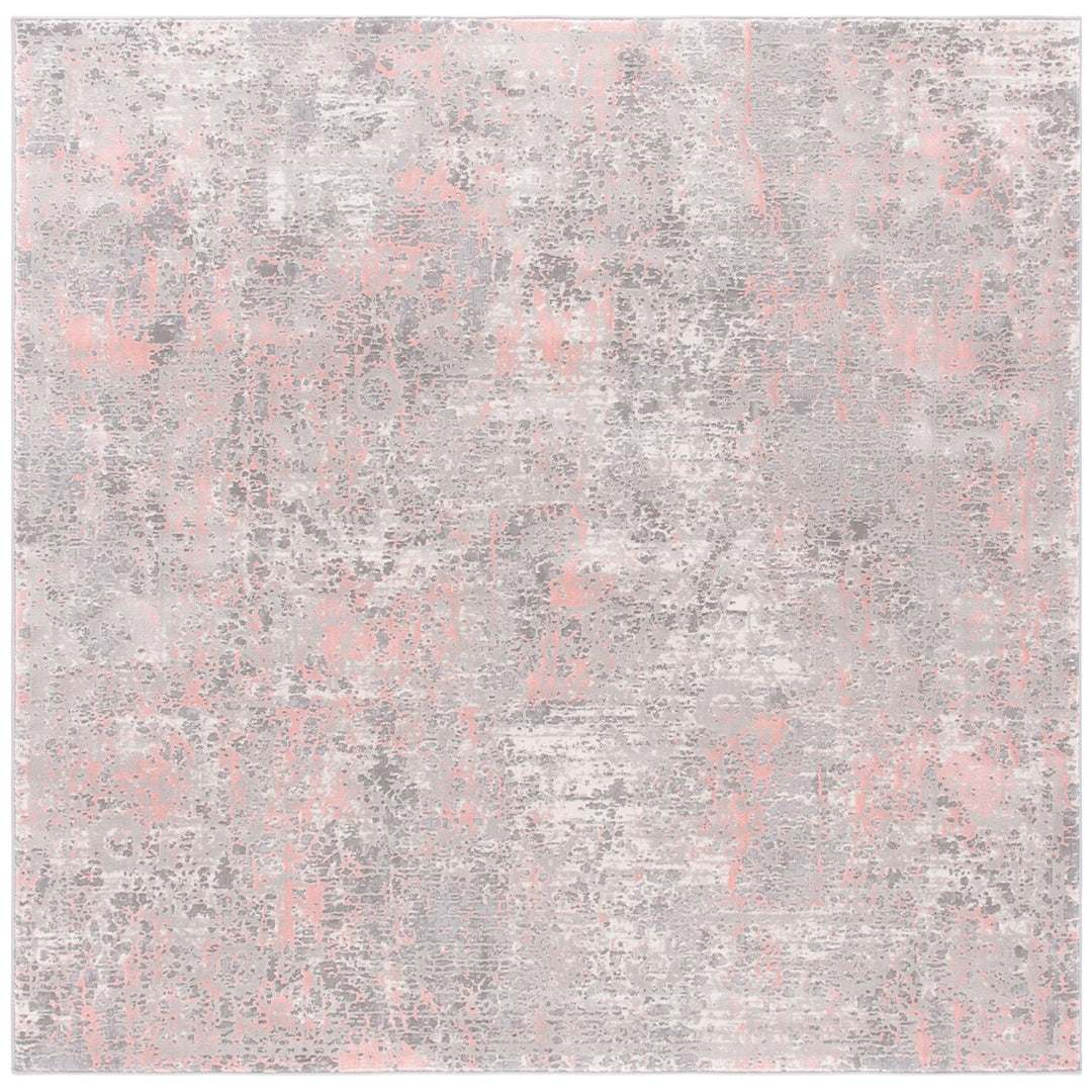 SAFAVIEH Meadow Collection MDW583H Grey / Pink Rug Image 5