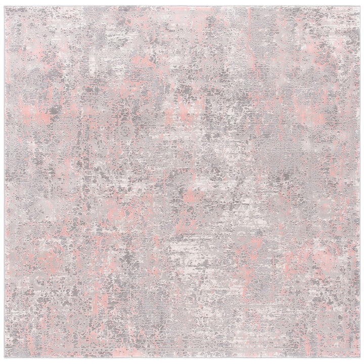 SAFAVIEH Meadow Collection MDW583H Grey / Pink Rug Image 5