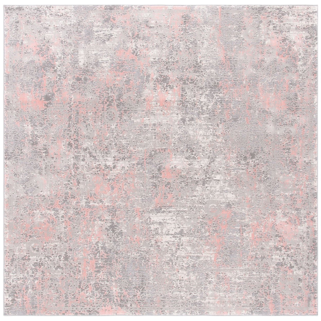 SAFAVIEH Meadow Collection MDW583H Grey / Pink Rug Image 1