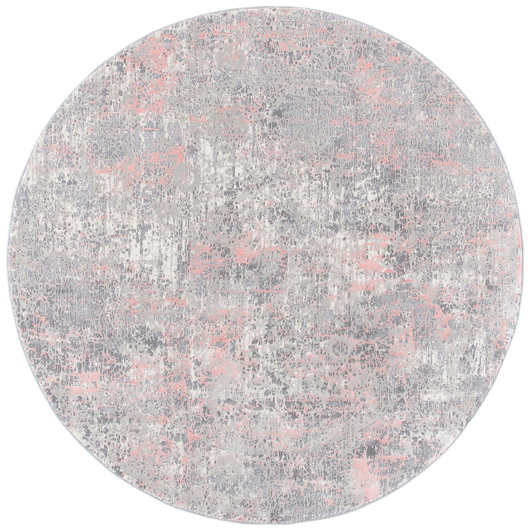 SAFAVIEH Meadow Collection MDW583H Grey / Pink Rug Image 7