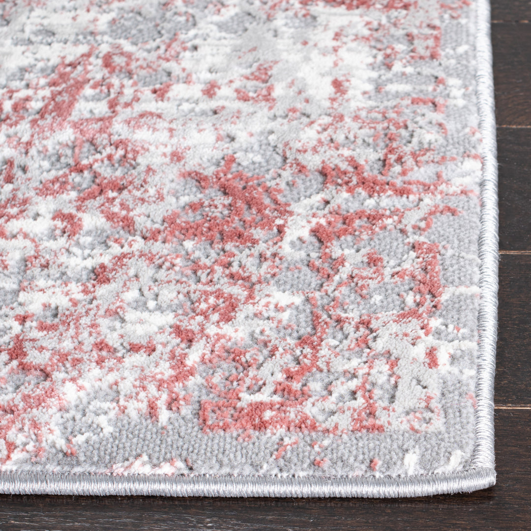 SAFAVIEH Meadow Collection MDW583H Grey / Pink Rug Image 11