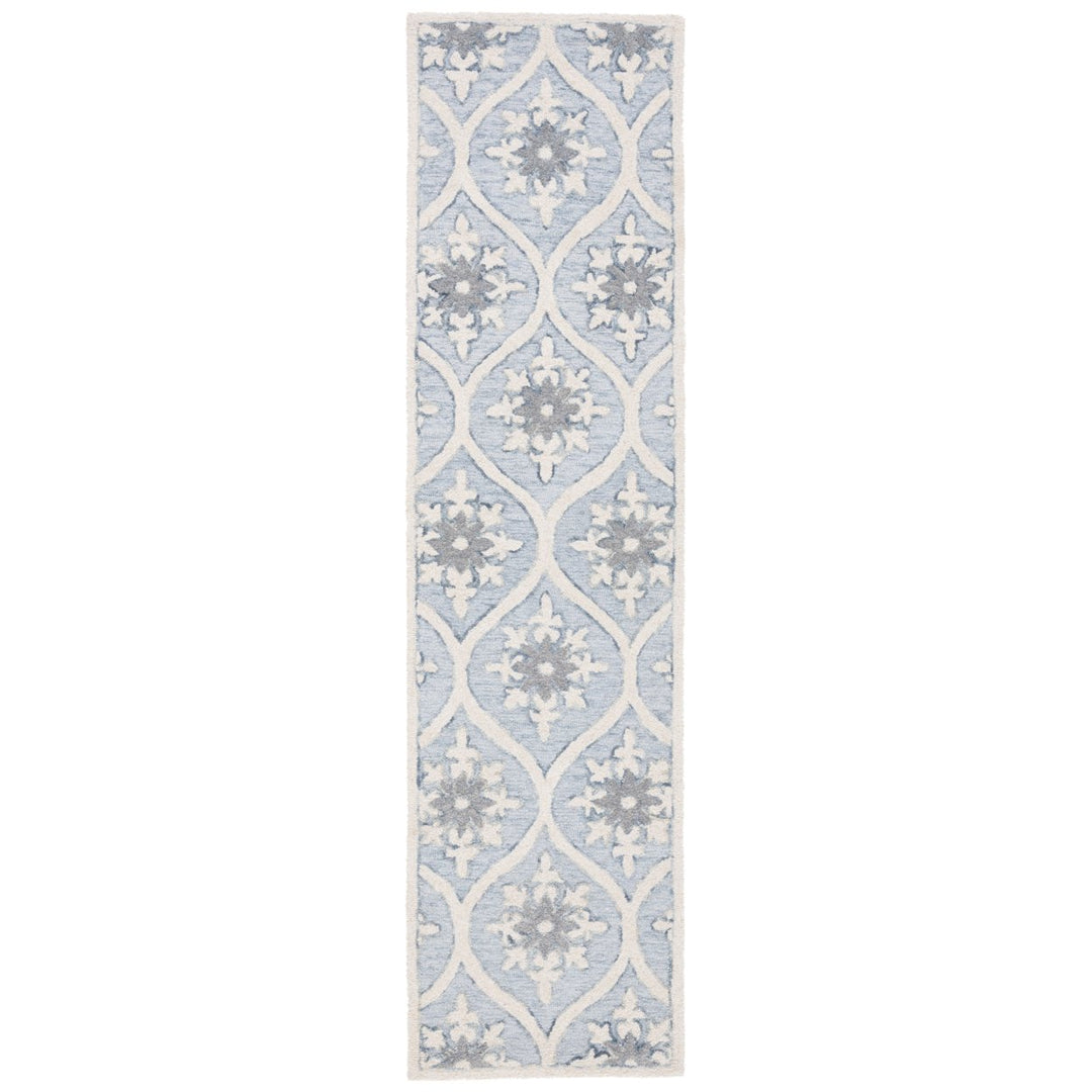 SAFAVIEH Metro MET102M Handmade Grey / Ivory Rug Image 1