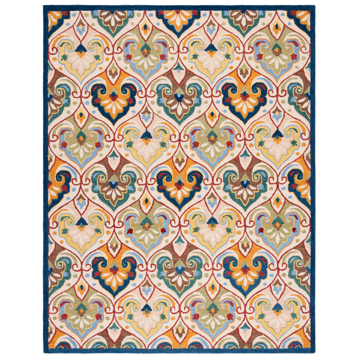 SAFAVIEH Metro MET114B Handmade Beige / Blue Rug Image 1