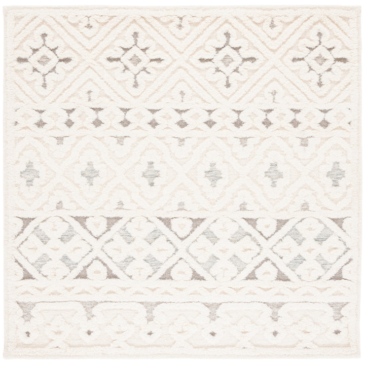 SAFAVIEH Metro MET110A Handmade Ivory / Grey Rug Image 6