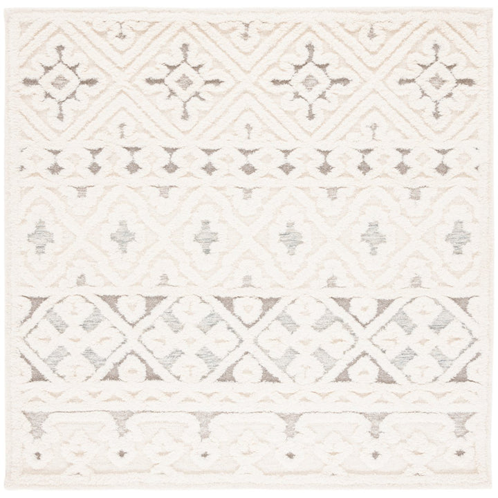 SAFAVIEH Metro MET110A Handmade Ivory / Grey Rug Image 1