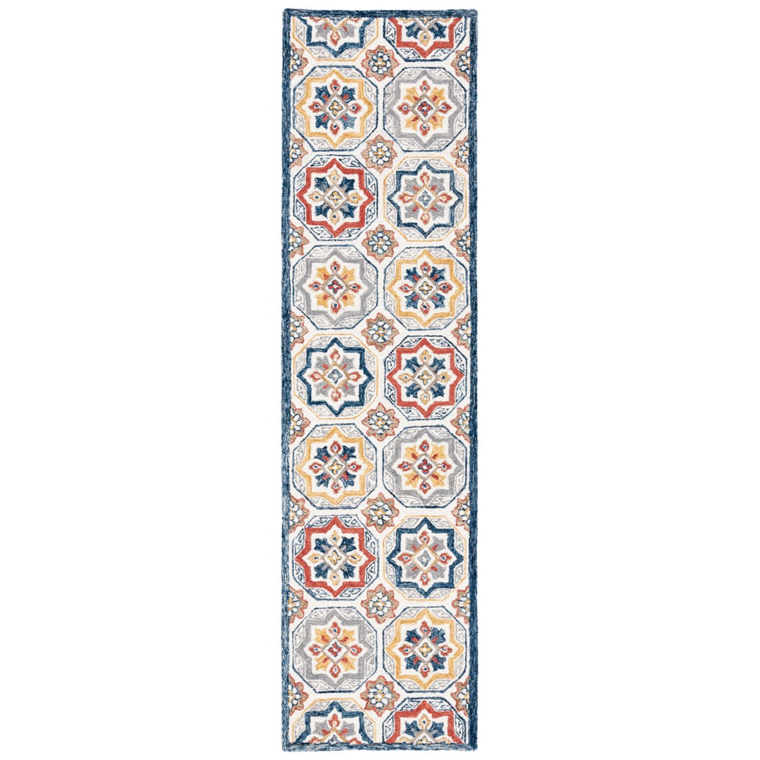 SAFAVIEH Metro MET117B Handmade Beige / Ivory Rug Image 1