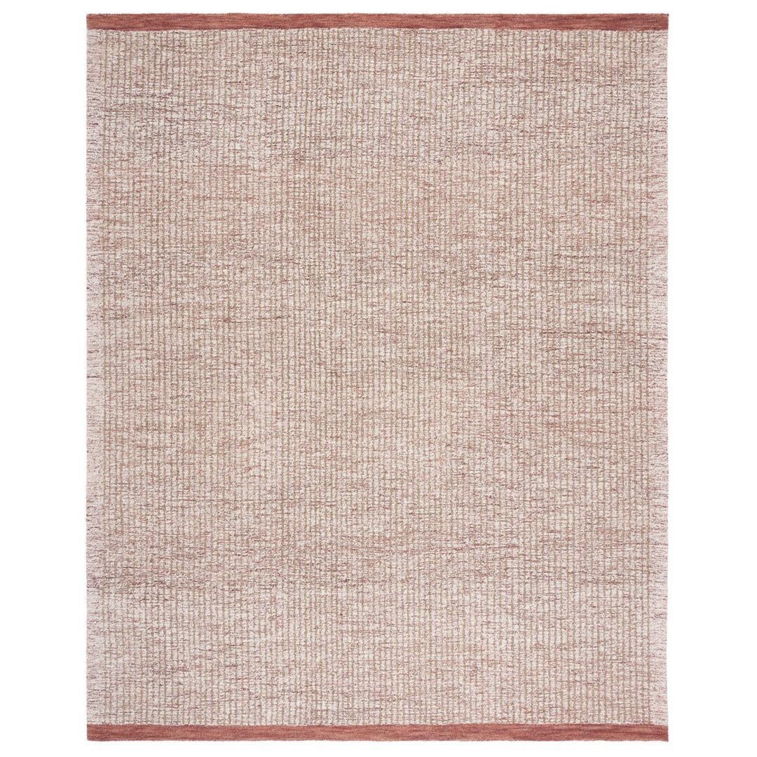 SAFAVIEH Metro Collection MET151Q Handmade Ivory/Red Rug Image 1