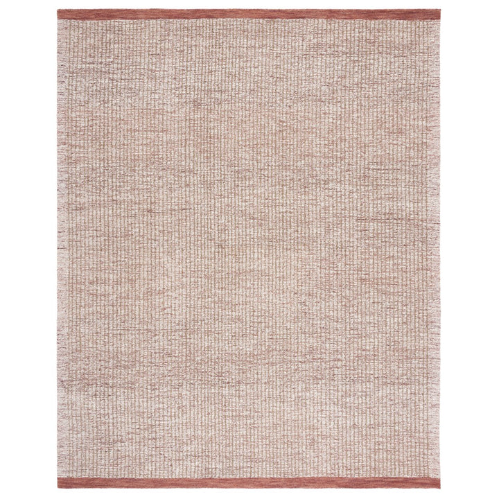 SAFAVIEH Metro Collection MET151Q Handmade Ivory/Red Rug Image 1