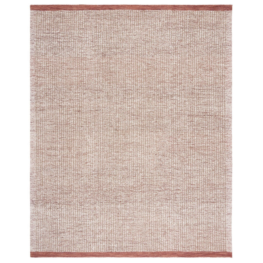 SAFAVIEH Metro Collection MET151Q Handmade Ivory/Red Rug Image 1