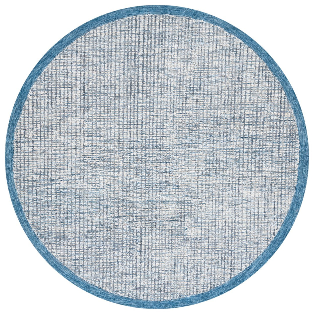 SAFAVIEH Metro MET151M Handmade Ivory / Blue Rug Image 4