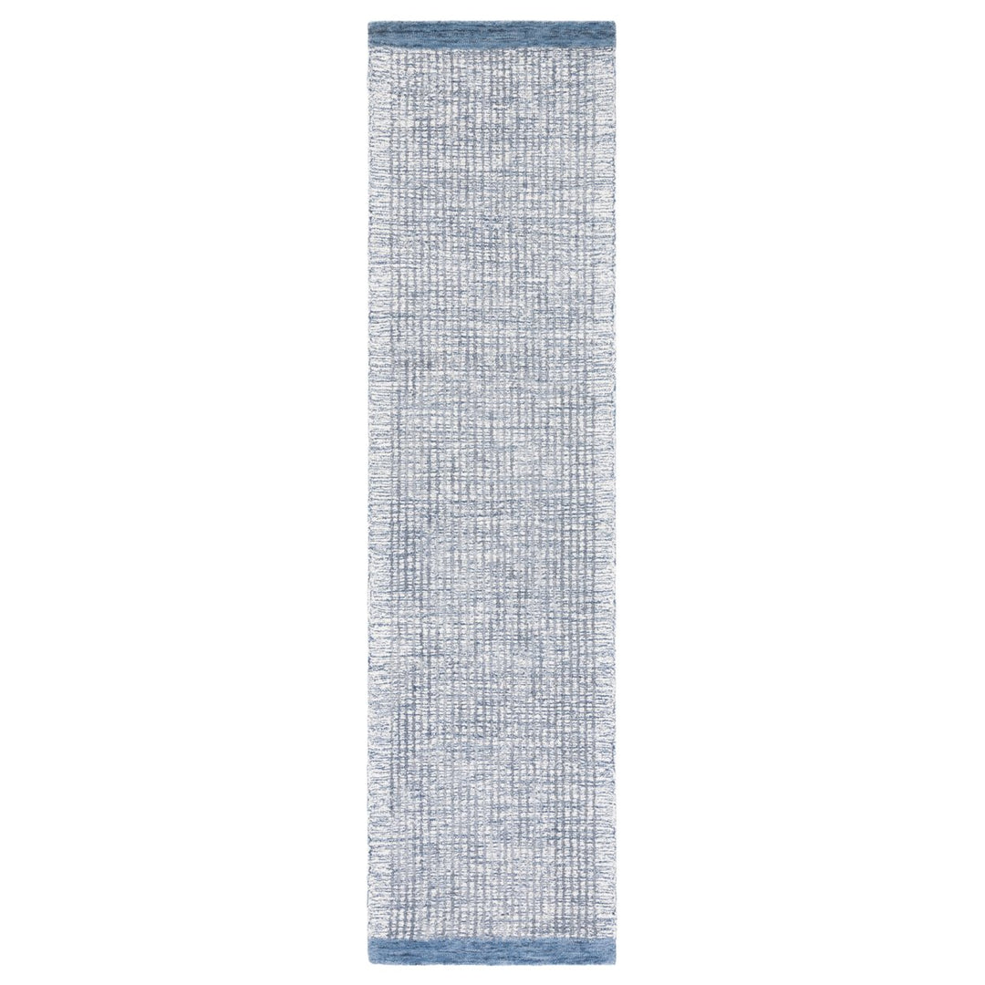 SAFAVIEH Metro MET151M Handmade Ivory / Blue Rug Image 5