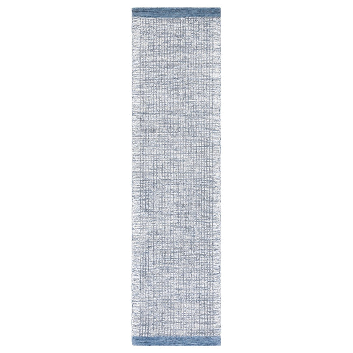 SAFAVIEH Metro MET151M Handmade Ivory / Blue Rug Image 5