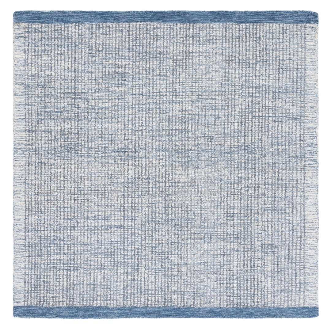 SAFAVIEH Metro MET151M Handmade Ivory / Blue Rug Image 6