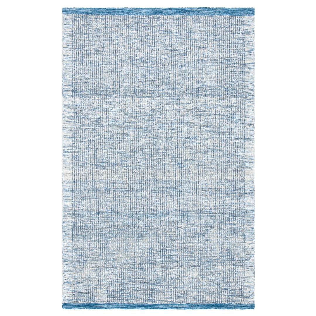 SAFAVIEH Metro MET151M Handmade Ivory / Blue Rug Image 10