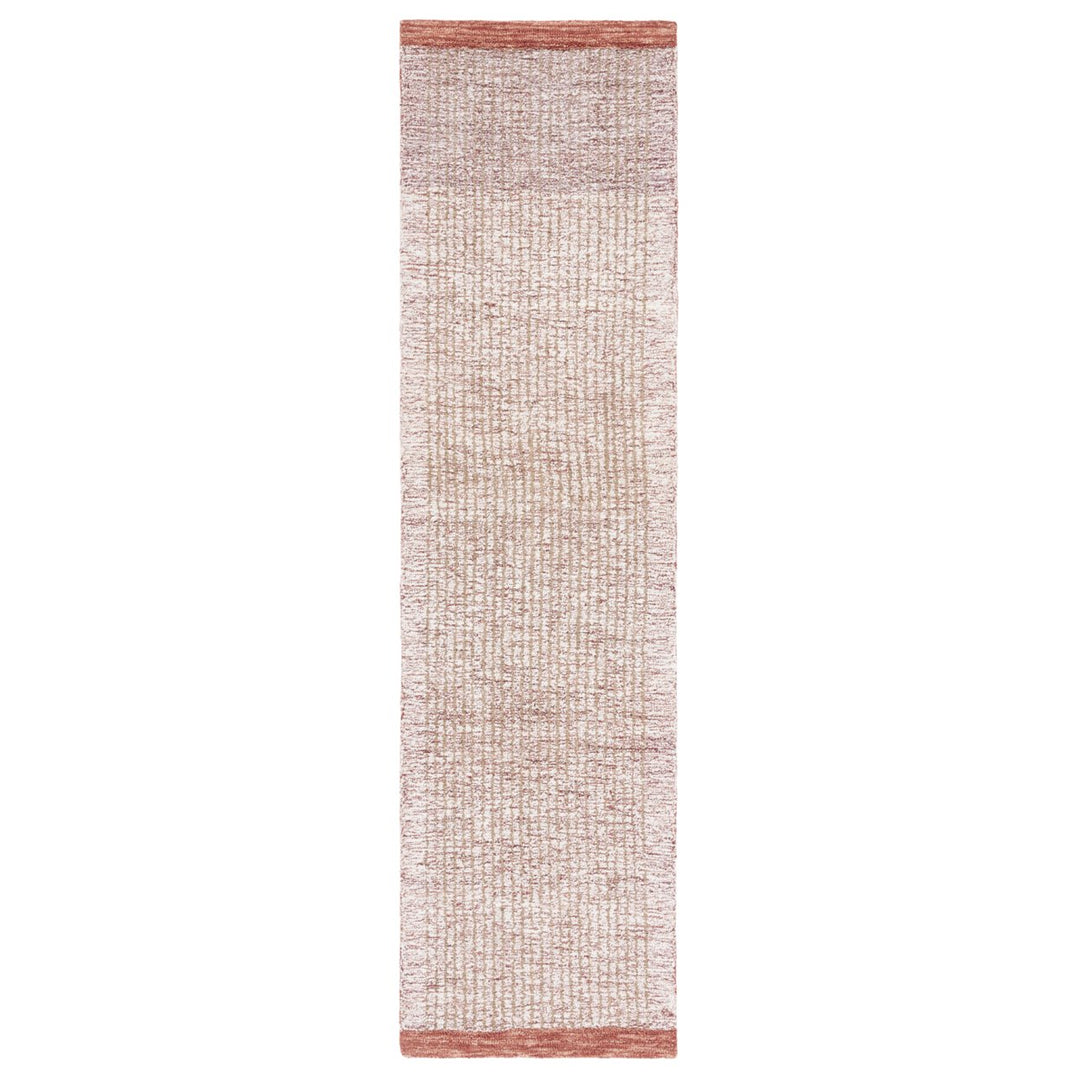 SAFAVIEH Metro Collection MET151Q Handmade Ivory/Red Rug Image 5