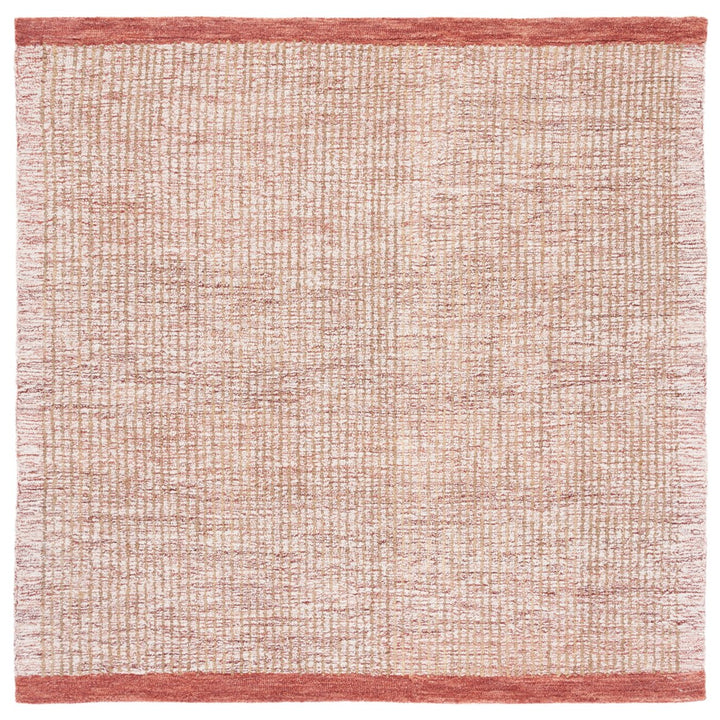 SAFAVIEH Metro Collection MET151Q Handmade Ivory/Red Rug Image 6