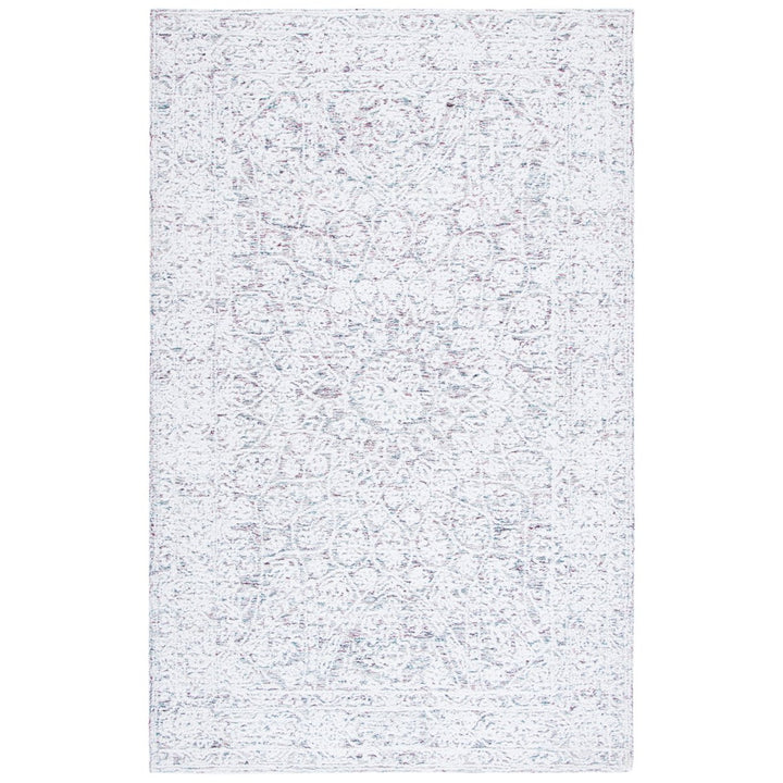 SAFAVIEH Metro Collection MET156Q Handmade Ivory/Red Rug Image 1