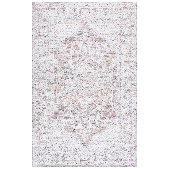 SAFAVIEH Metro MET157P Handmade Ivory / Rust Rug Image 1