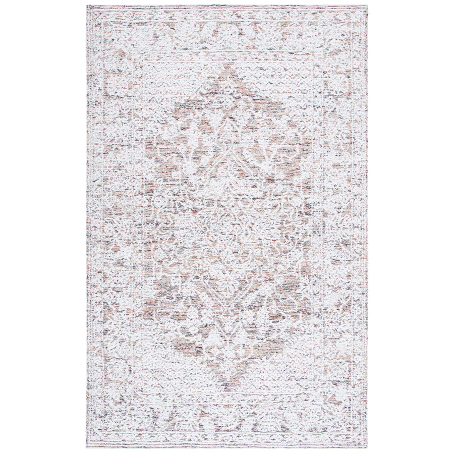 SAFAVIEH Metro MET157P Handmade Ivory / Rust Rug Image 1