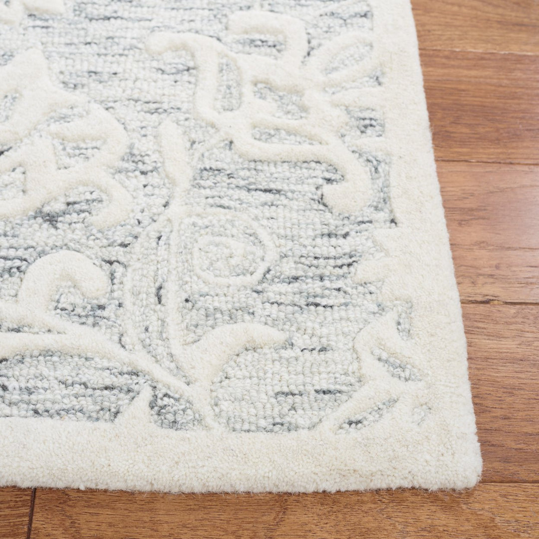 SAFAVIEH Metro MET353F Handmade Ivory / Grey Rug Image 3