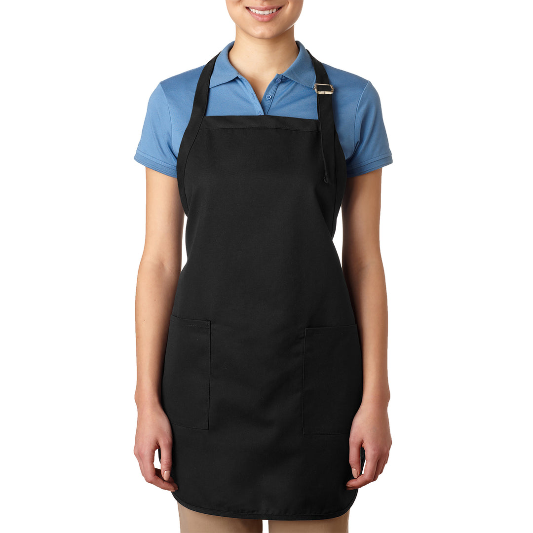 2-Pack: Unisex Deluxe Adjustable Bib Apron With Pockets Image 4