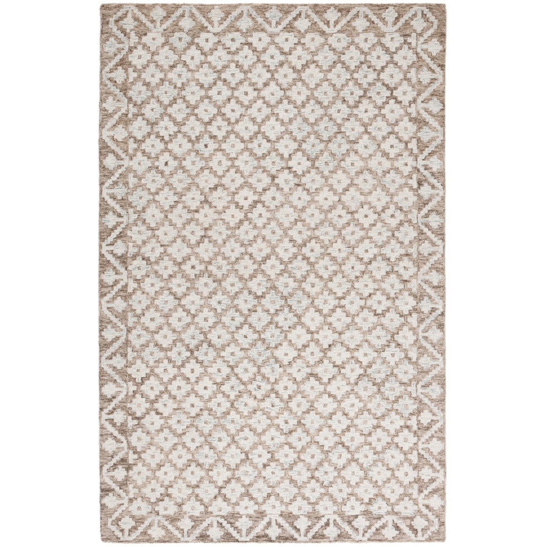 SAFAVIEH Metro MET357W Handmade Beige / Sage Rug Image 2