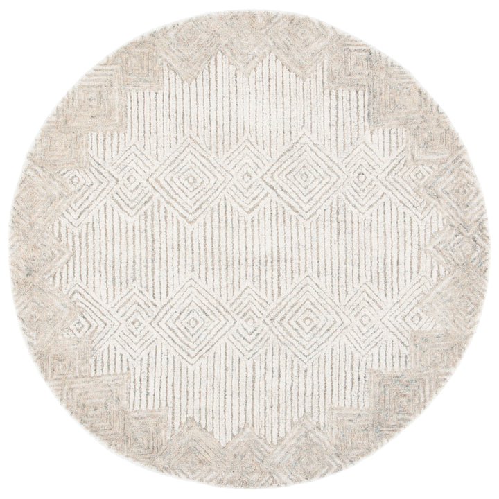 SAFAVIEH Metro MET401A Handmade Beige / Ivory Rug Image 4